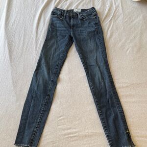 Frame Denim Dark Blue Skinny Jeans